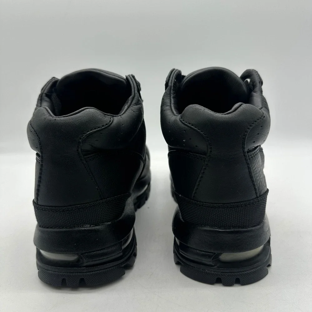 Nike 311567-001 Youth Size 6.5Y Triple Black Air Max Goadome ACG Leather Boots